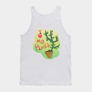 I Heart My Plants Tank Top